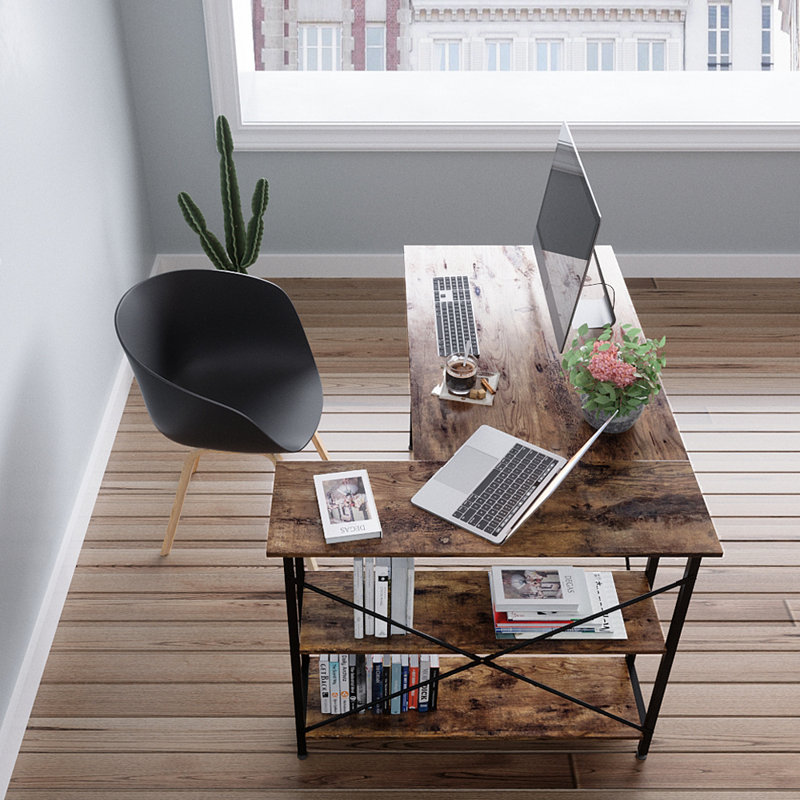 17 Stories Atia Reversible LShape Desk & Reviews Wayfair